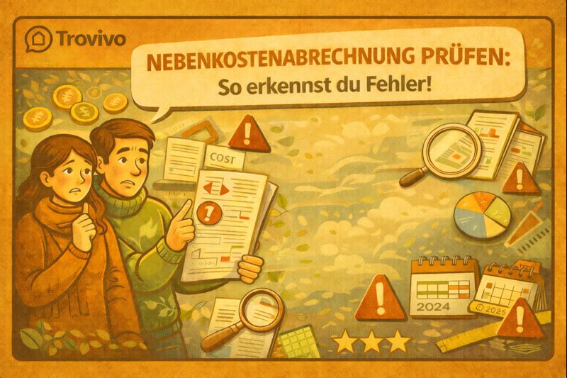 Nebenkostenabrechnung prüfen: So erkennst du Fehler