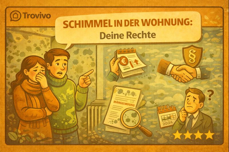 Schimmel in der Wohnung: Deine Rechte in der Schweiz