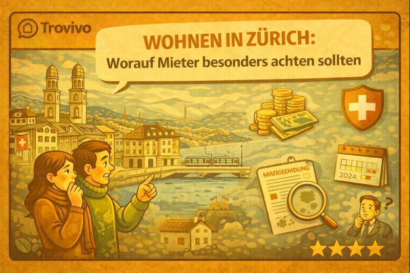 Wohnen in Zürich: Worauf Mieter besonders achten sollten