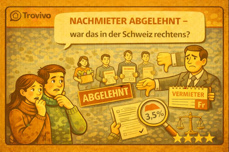Nachmieter abgelehnt – war das in der Schweiz rechtens?