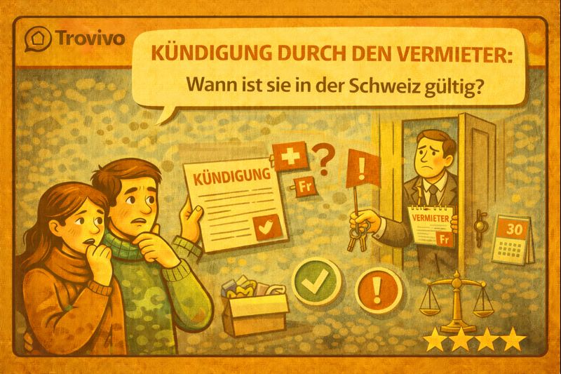 Kündigung durch den Vermieter: Wann ist sie in der Schweiz gültig?