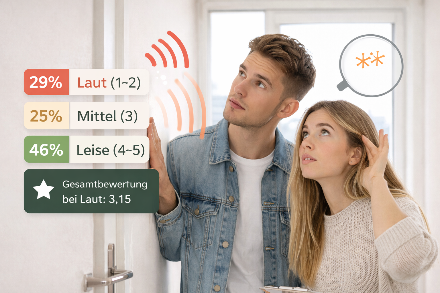 Bewertungen auf Trovio: Einfluss von Lärm auf die Wohnqualität